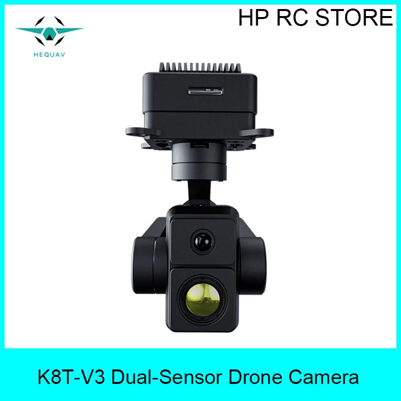 Thermal Imager Drone Gimbal - HEQUAV K8T-V3 Dual-Sensor Drone Camera 147g