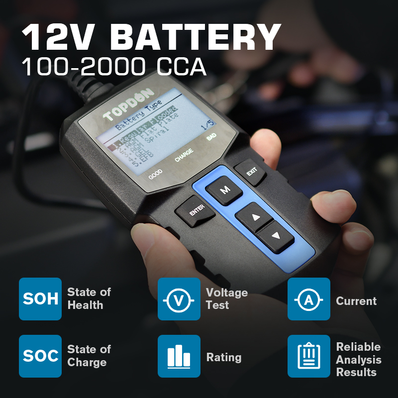 TOPDON BT100 12V Car Battery T - Topdon Tc001 Thermal Camera recension och pris