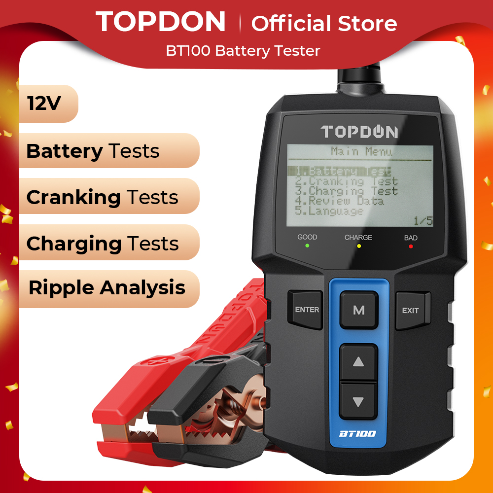 TOPDON BT100 12V Car Battery T - Topdon Tc001 Thermal Camera recension och pris