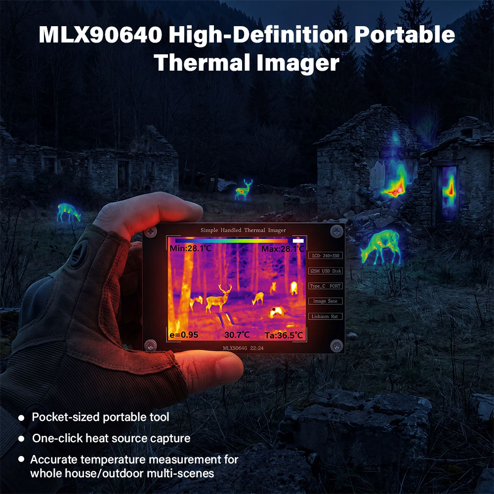 Portable Infrared Imager -40℃~ - Nf 521 Thermal Imaging Camera recension och pris