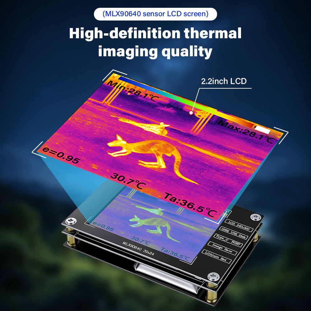 Portable Infrared Imager -40℃~ - Nf 521 Thermal Imaging Camera recension och pris