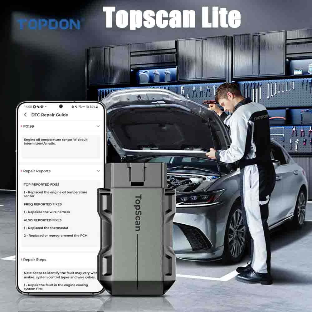 TOPDON Topscan Lite OE Level D - Topdon Tc001 Thermal Camera recension och pris