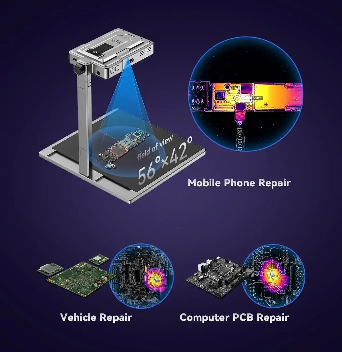 LANGCHI ShortCam III 4K Infrar - Pcb Short Circuit Thermal Diagnostics recension och pris