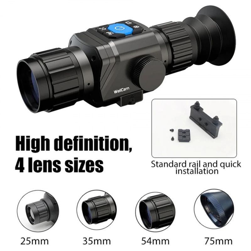 1600m Thermal Hunting Monocula - Thermal Scope Night Vision Monocular recension och pris
