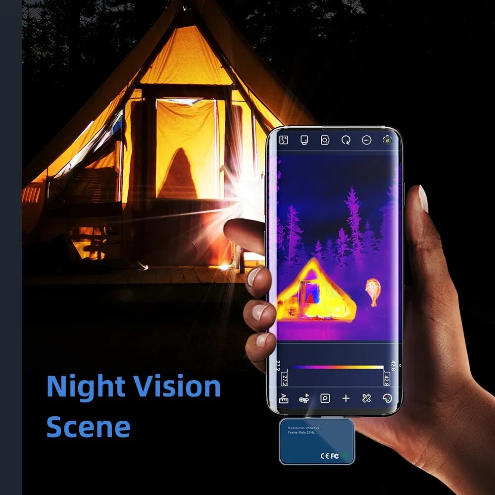 TOOLTOP T7 256*192 Android Typ - Infiray P2 Pro Macro Lens recension och pris