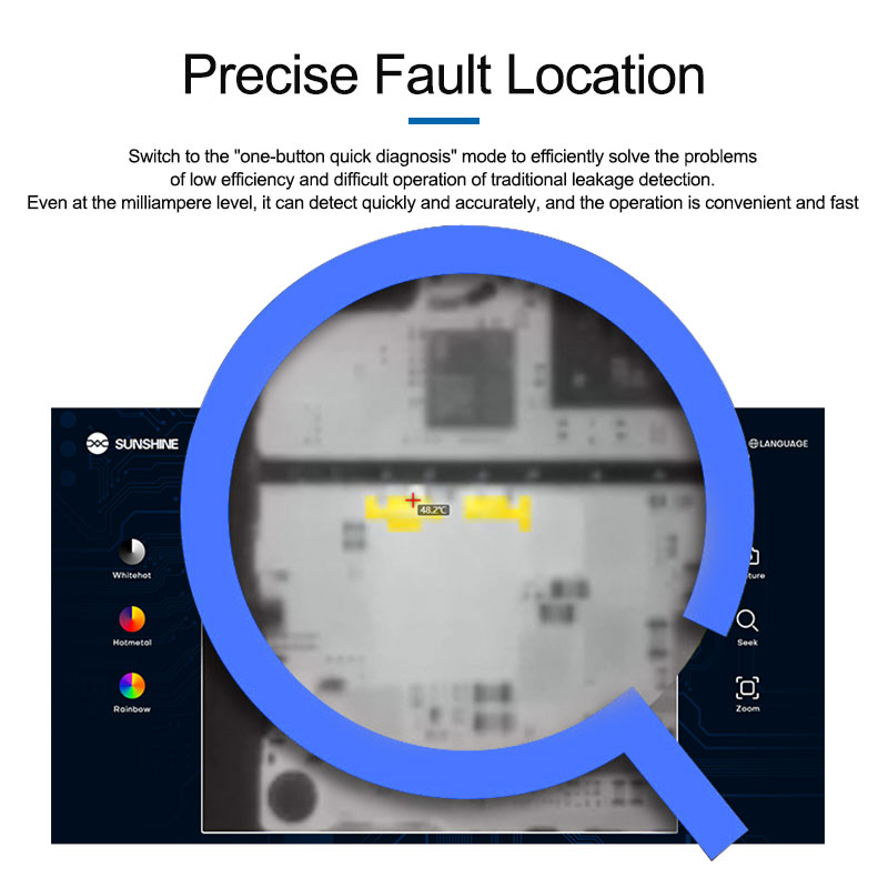 SUNSHINE TB-03S Infrared Rapid - Shortcam Thermal Imaging Pcb recension och pris