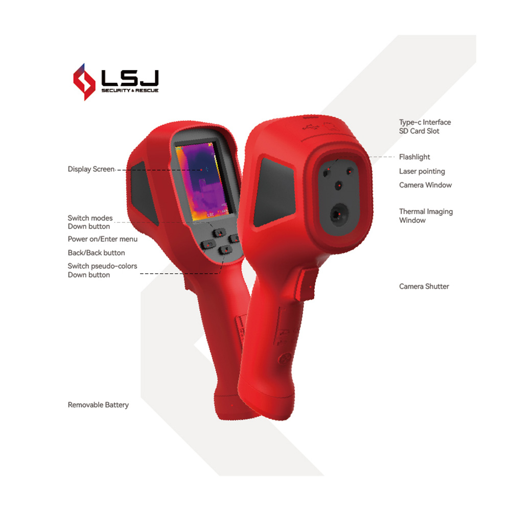 IP67 Waterproof 256x192 Handhe - Thermal Imaging Camera 256X192 recension och pris