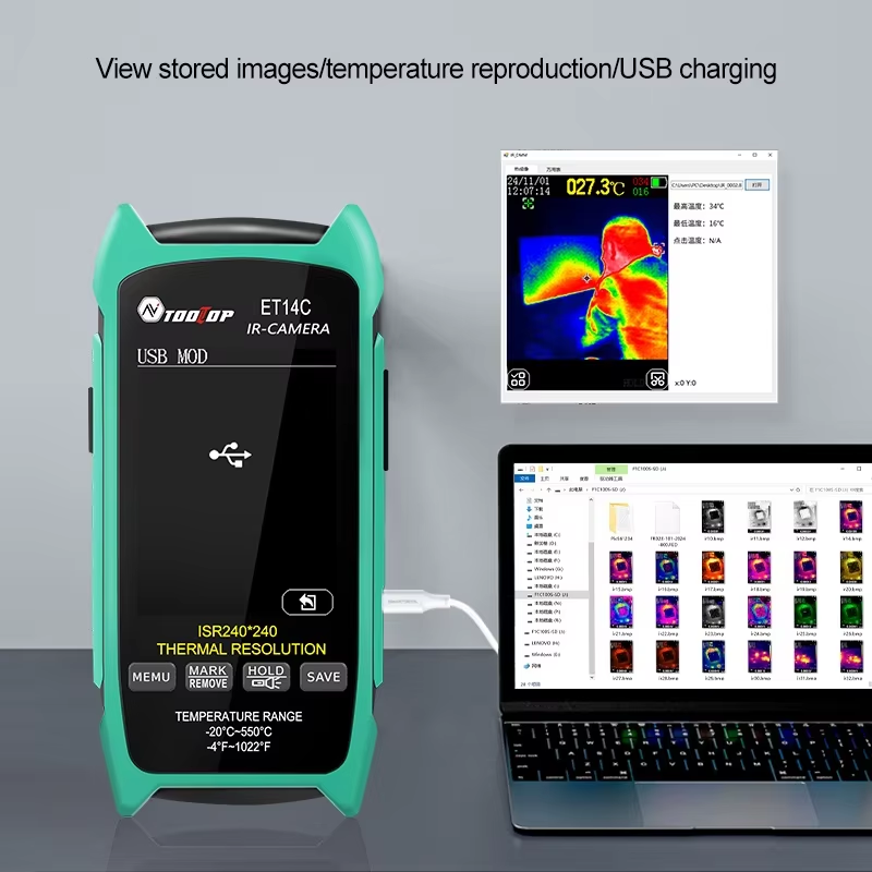 TOOLTOP ET14C 2.8inch Thermal  - Nf 521 Thermal Imaging Camera recension och pris