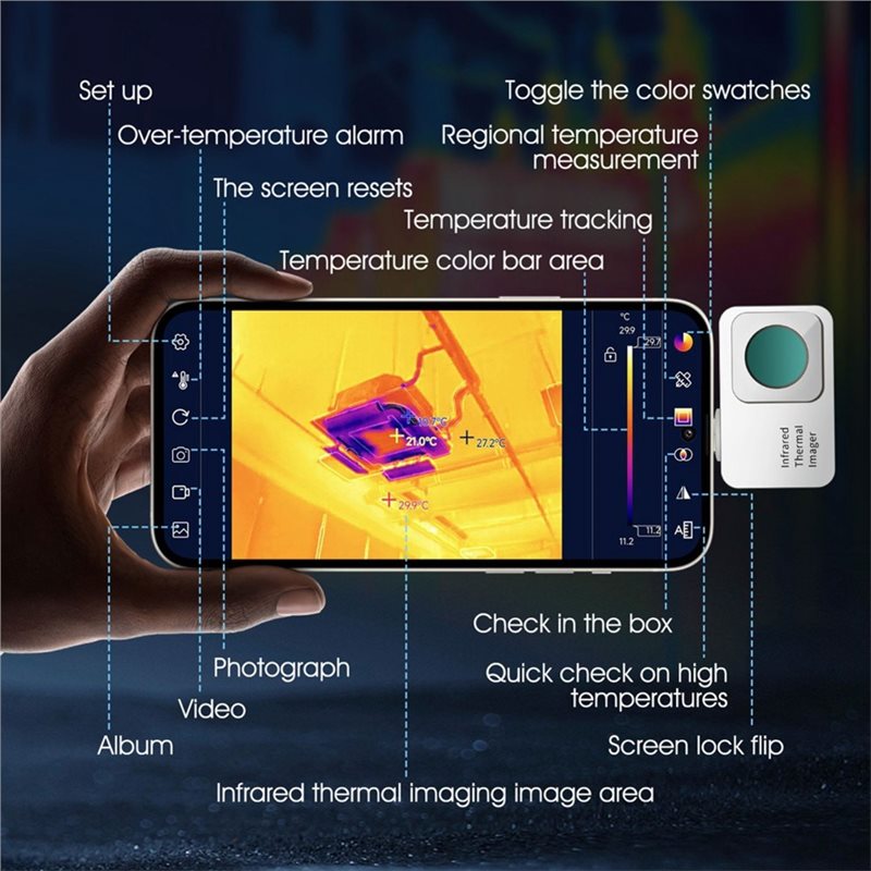ABKP-Thermal Imaging Camera Fo - Thermal Imaging Camera 256X192 recension och pris