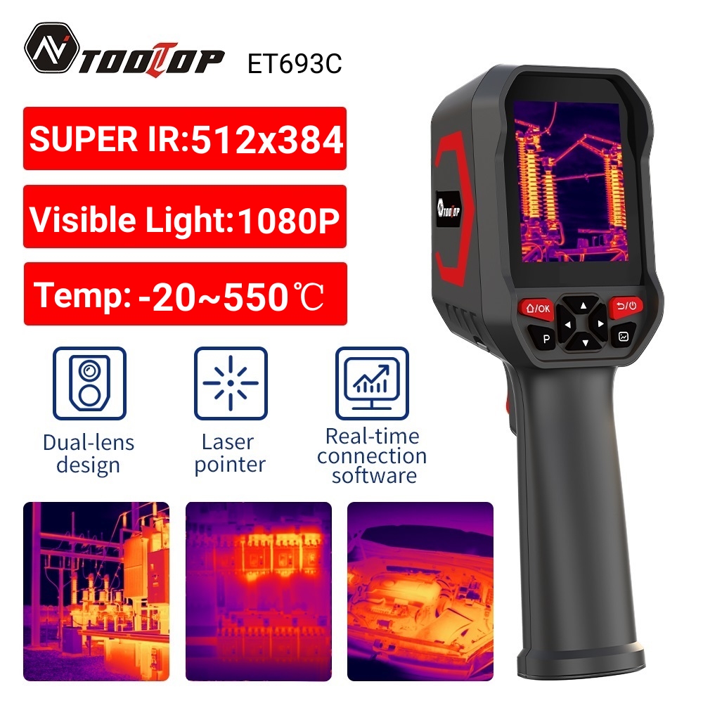 TOOLTOP ET693C Super IR 512x38 - Nf 521 Thermal Imaging Camera recension och pris