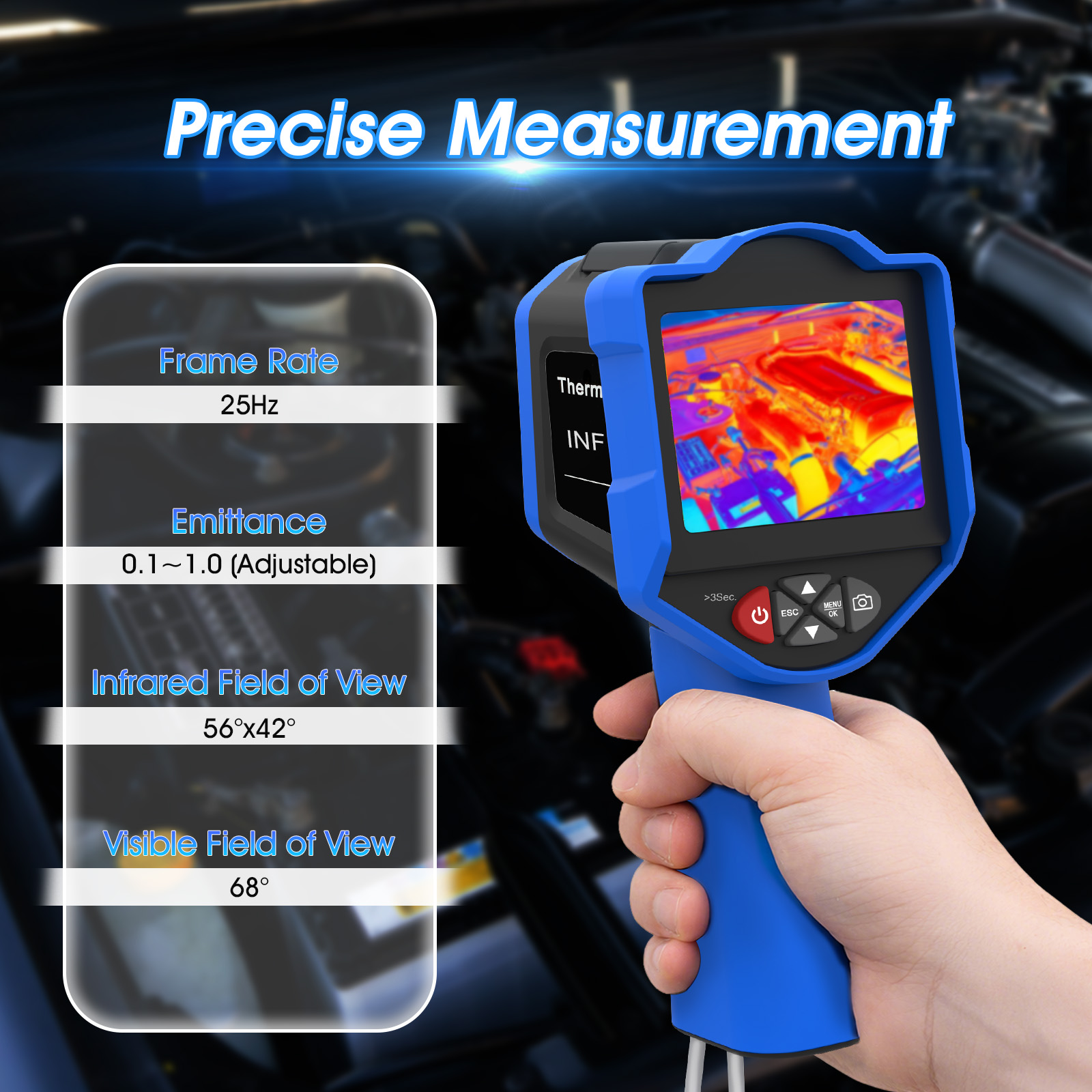 HoldPeak Thermal Imaging Camer - Thermal Imaging Camera 256X192 recension och pris
